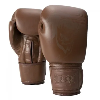 Super pro kickbokshandschoenen legend bruin p985