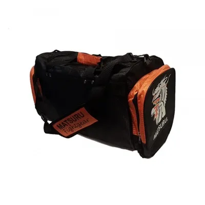 Matsuru sporttas hongming klein zwart oranje p1039