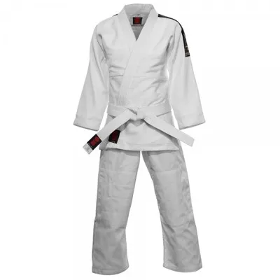 Essimo judopak koka schouder emblemen wit p1152
