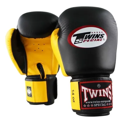 Twins bokshandschoenen bgvl 3 black yellow p1238
